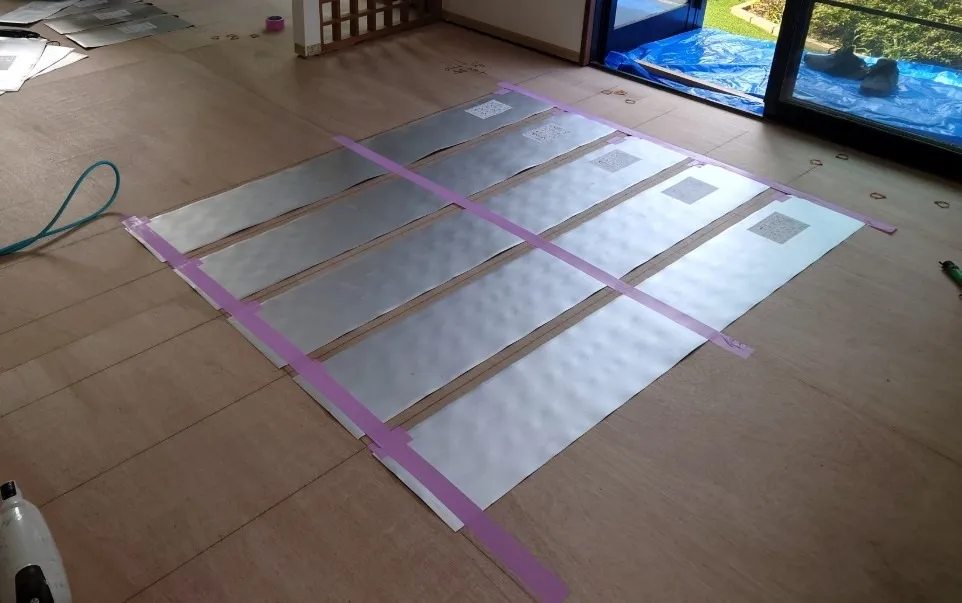 仙台市泉区明石南/床暖房設置工事