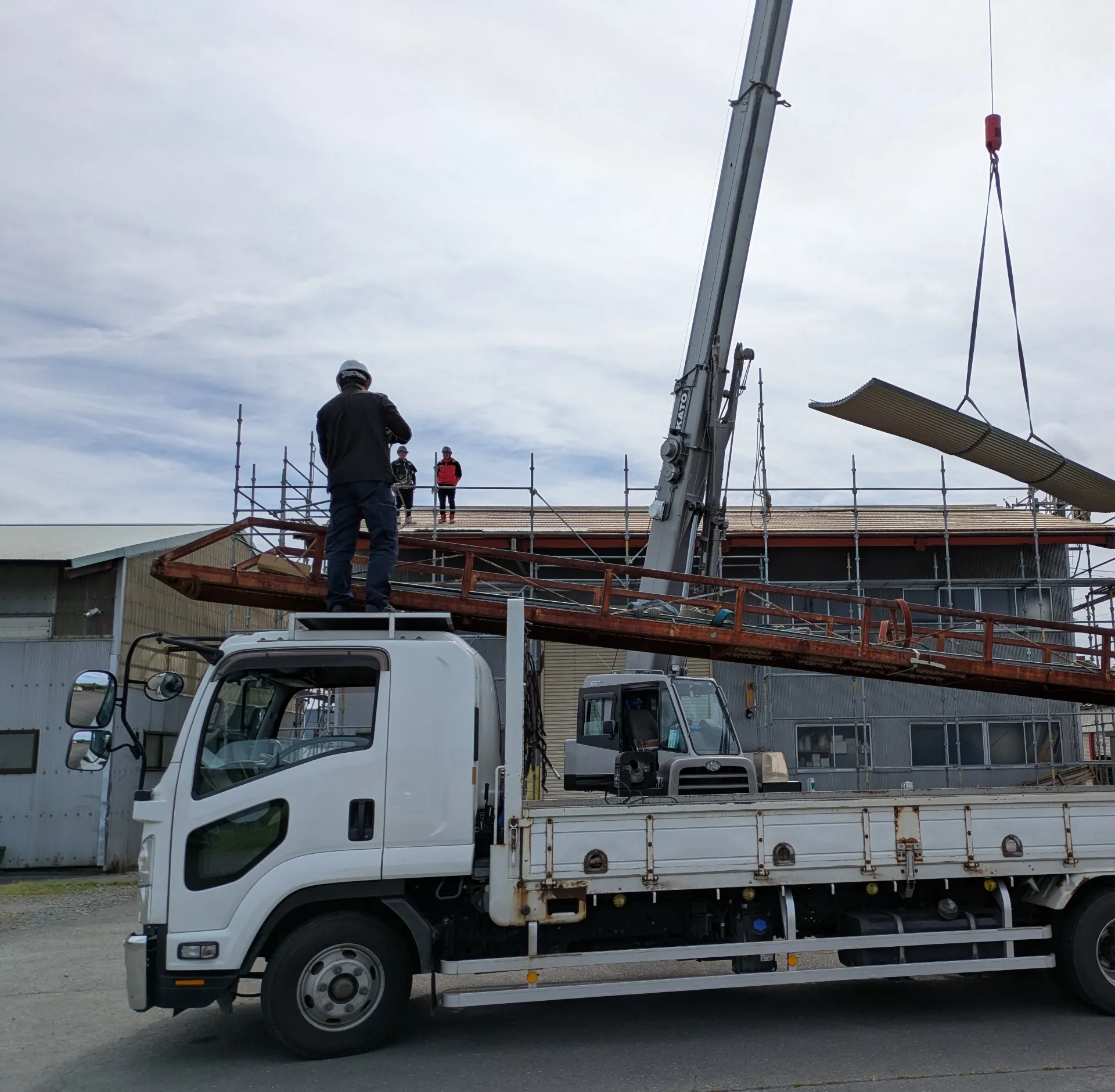 倉庫屋根改修工事