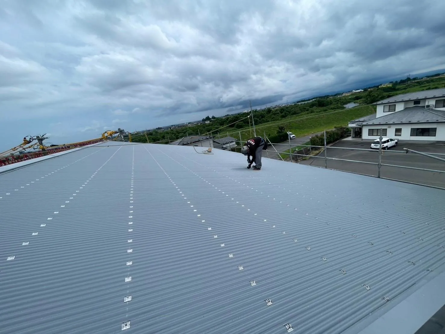 倉庫屋根改修工事