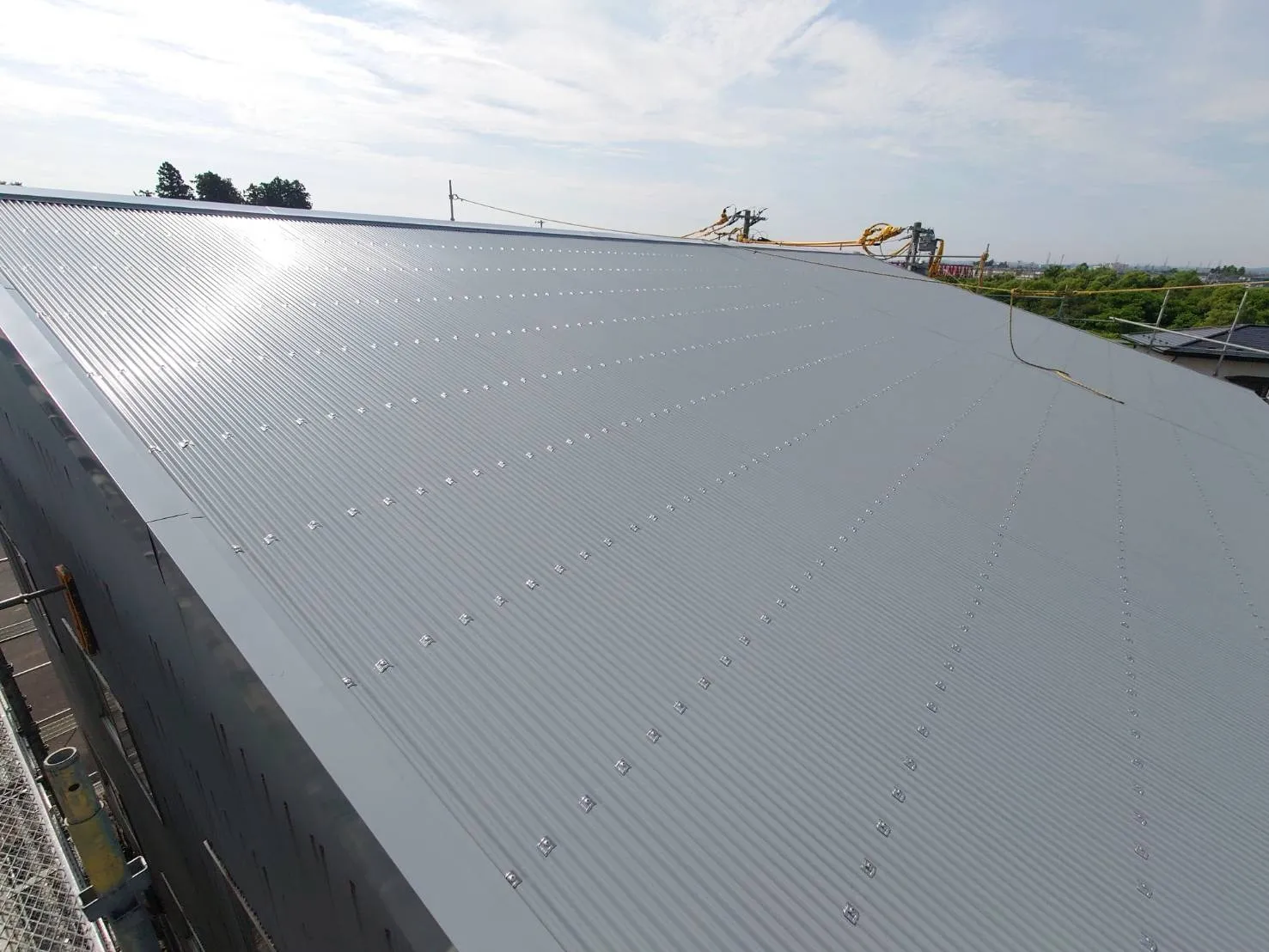 倉庫屋根改修工事