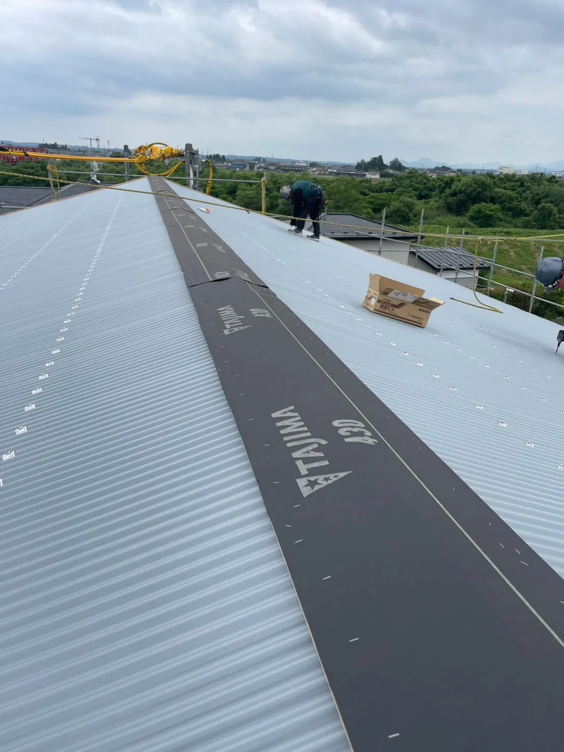 倉庫屋根改修工事