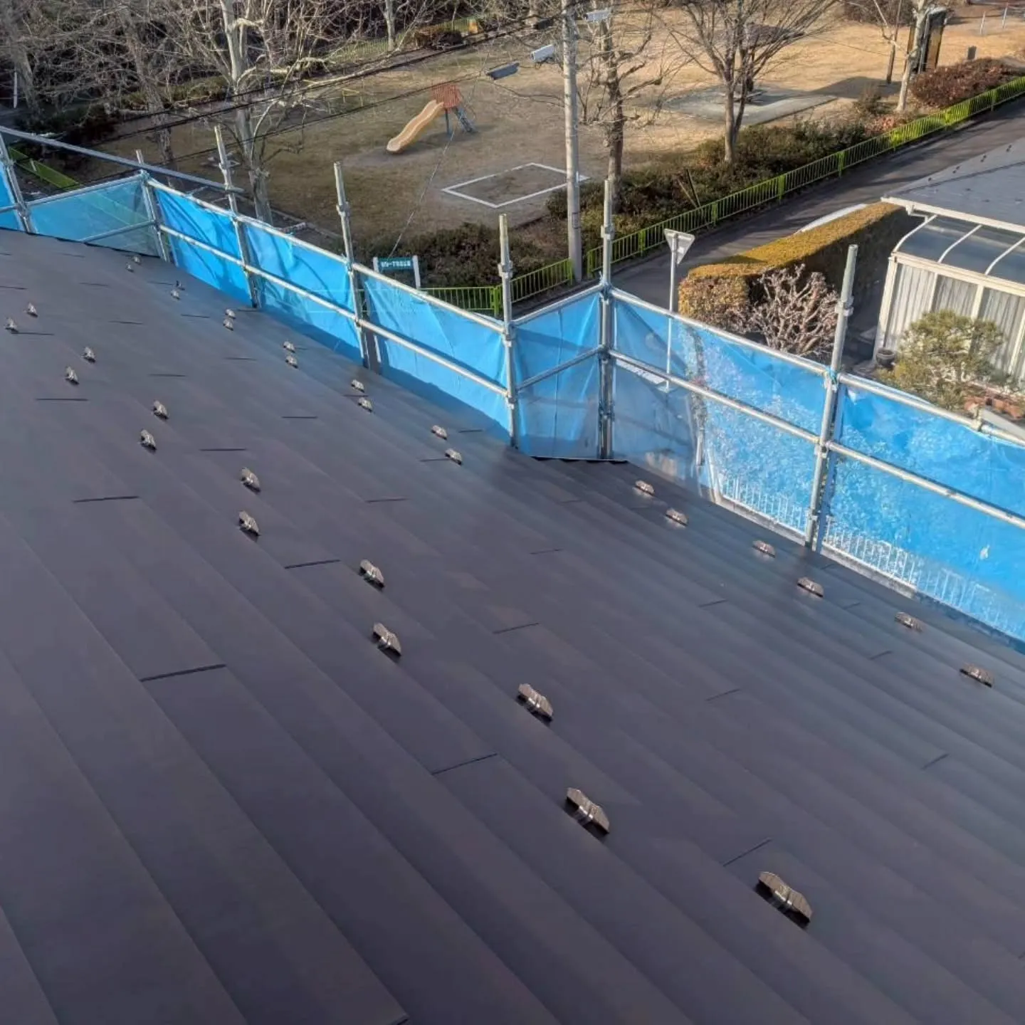 金属屋根改修工事